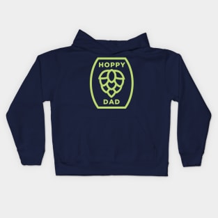 Hoppy Dad - Beer Drinking Kids Hoodie